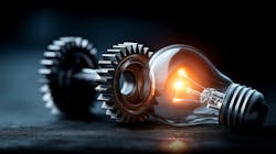 Gears, light bulb idea Gears, light bulb idea