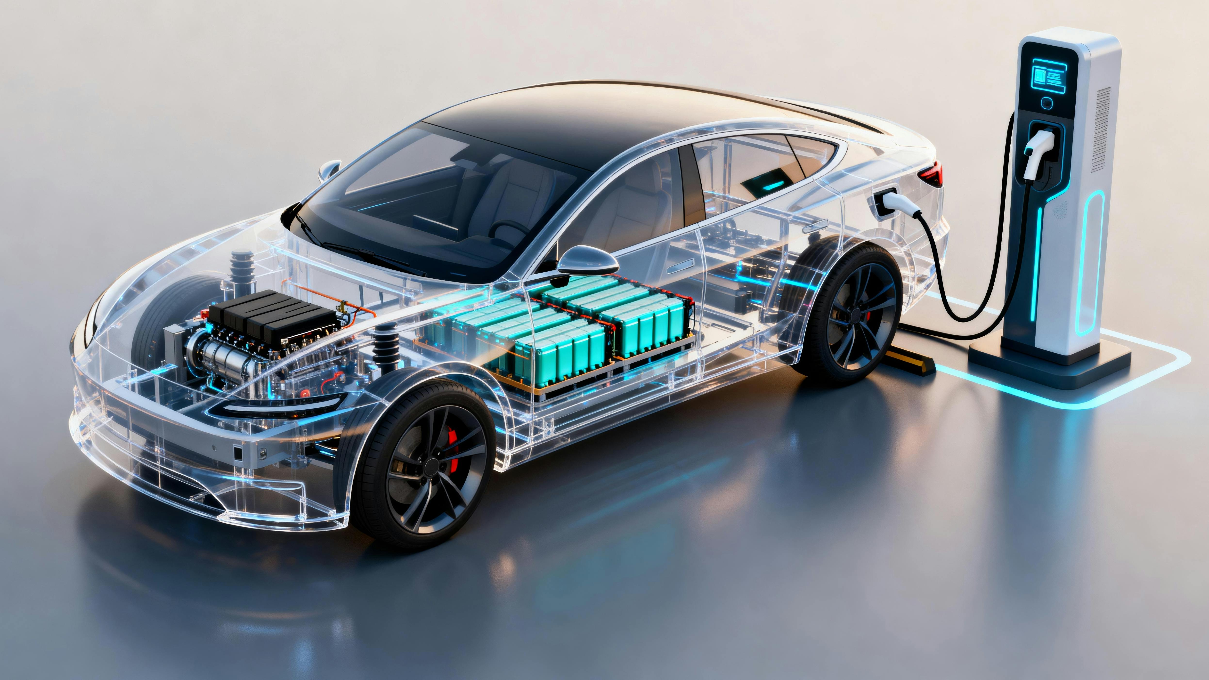 Futuristic EV Charging Concept