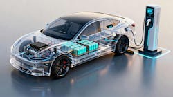 Futuristic EV Charging Concept Futuristic EV Charging Concept