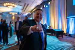 John Melendez was honored for his contributions to I-CAR and the collision repair industry with the Founder's Ring. John Melendez was honored for his contributions to I-CAR and the collision repair industry with the Founder's Ring.