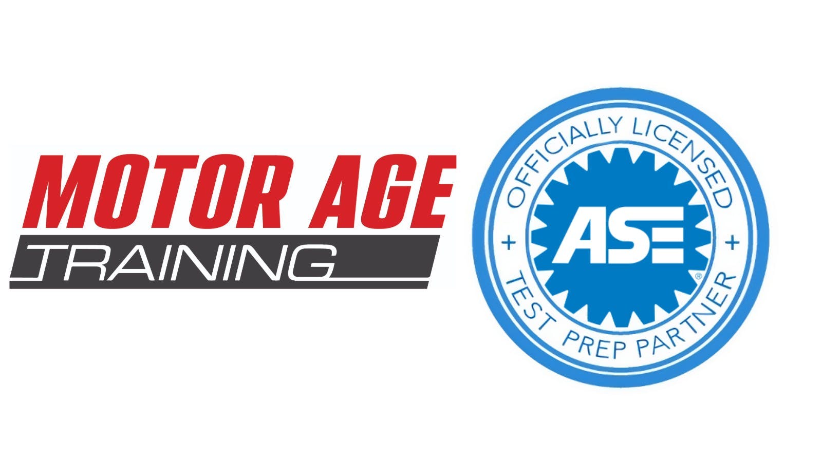 Motor Age Training and ASE Logo