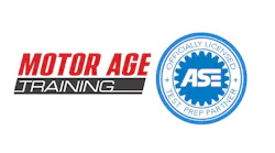 Motor Age Training and ASE Logo