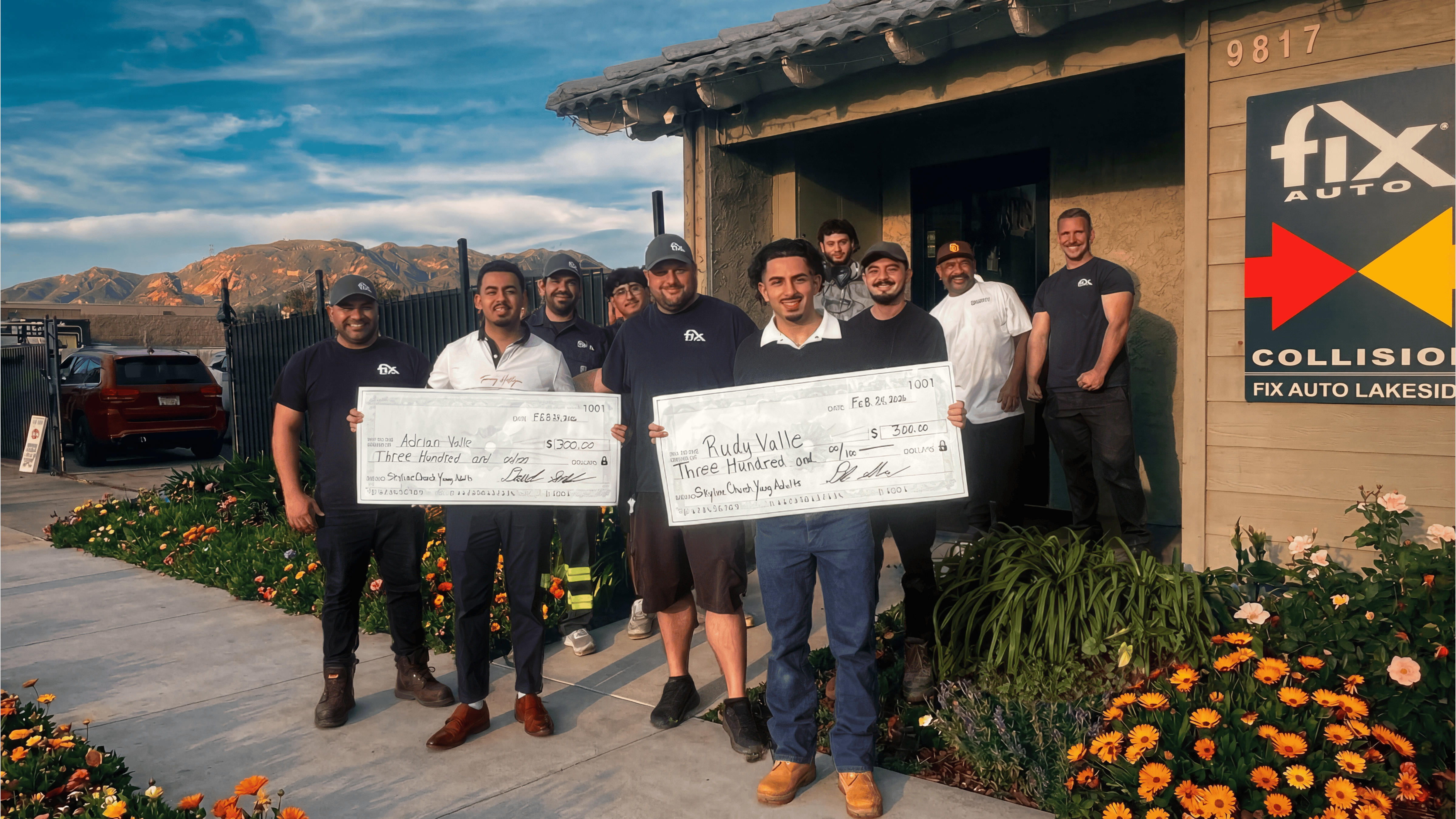 Fix Auto Lakeside Donates $600 to Support Ecuador Mission Trip