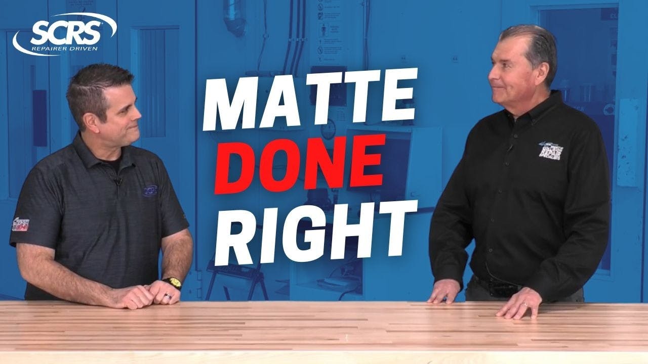 SCRS Quick Tip: Matte Done Right