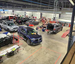 LEADERS OF SAFETY INSPECTIONS: Rosenbarker says OEMs such as GM and Honda have done a good job clarifying language in their repair procedures to make it clear when inspections are required, but other OEMs are still lacking. LEADERS OF SAFETY INSPECTIONS: Rosenbarker says OEMs such as GM and Honda have done a good job clarifying language in their repair procedures to make it clear when inspections are required, but other OEMs are still lacking.
