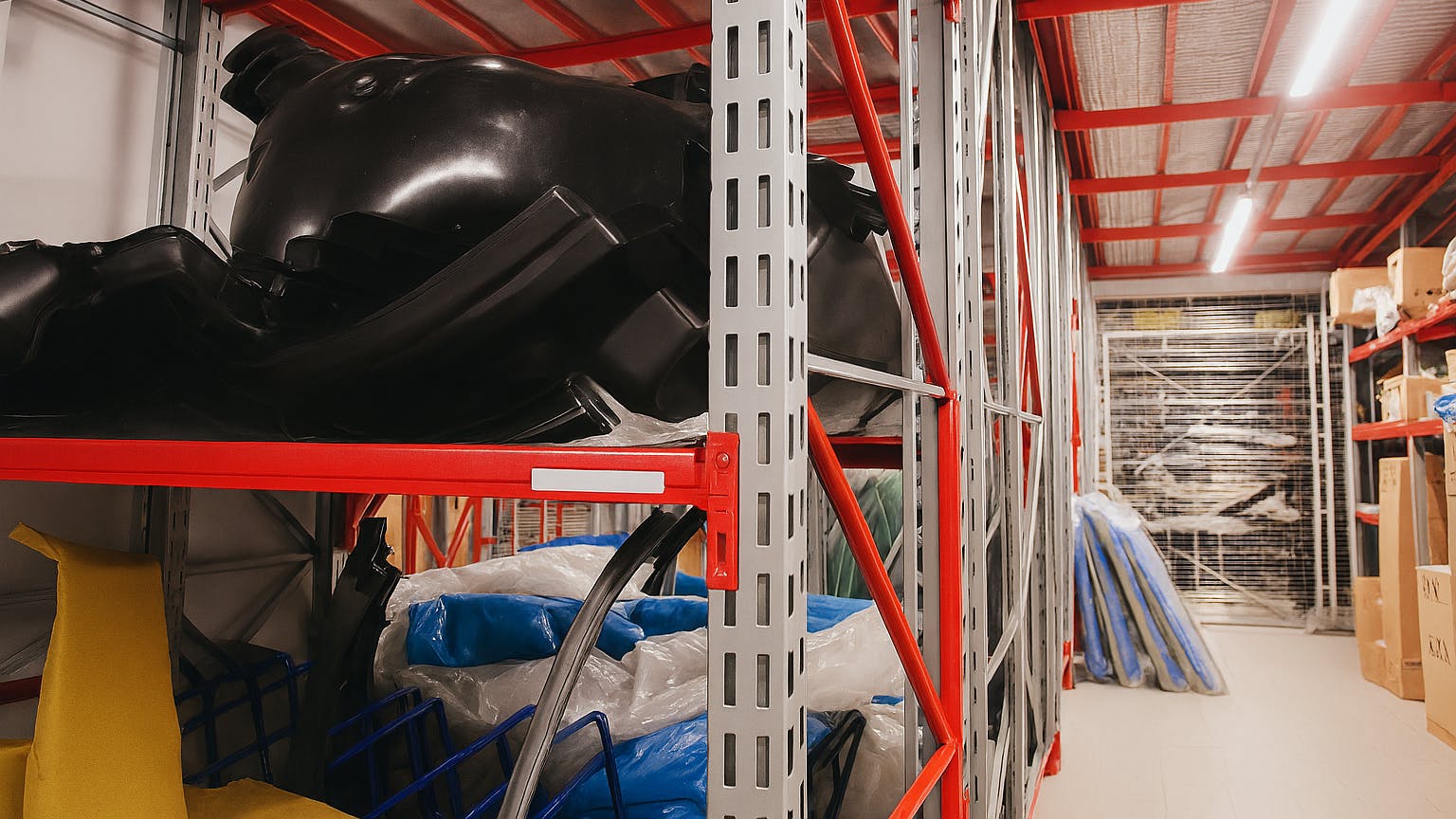 Parts dept., red