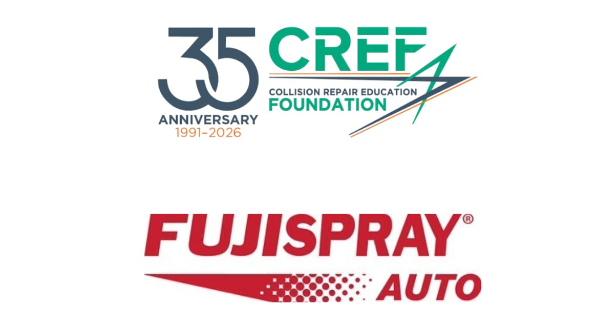 CREF and Fuji Spray Logo
