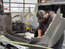 Tradition of Craftsmanship Techs like Nate Bennett have been working on bumpers at this address since 1933.