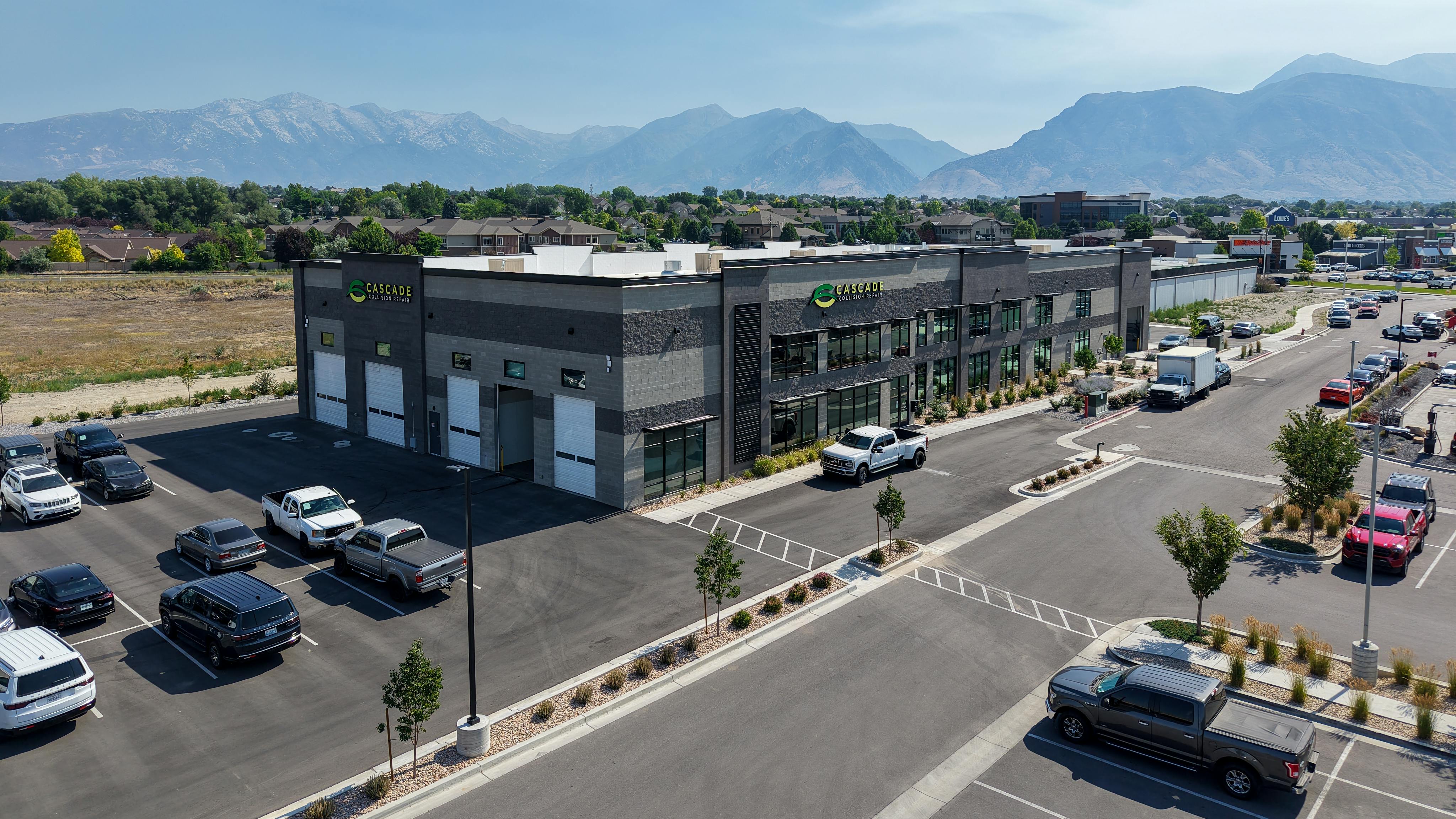 PICTURE PERFECT: Cascade Collision's flagship location in Lehi moved to a new facility across the street that offers better presence, freeway visibility, and a re-designed interior for more efficient repairs.
