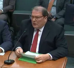 Auto Claims Specialists Founder Robert McDorman testifies at a Texas Department of Insurance public hearing.