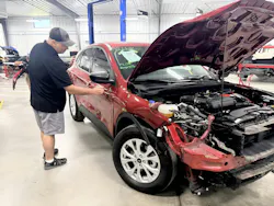 ACCURACY AND EFFICIENCY Mike Mead's repair planning focuses on complete disassembly, OEM procedures, and detailed documentation.