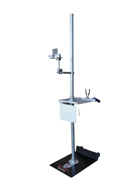 A Goliath Weld Test Stand is one of the options technicians can use to perform and document welds.