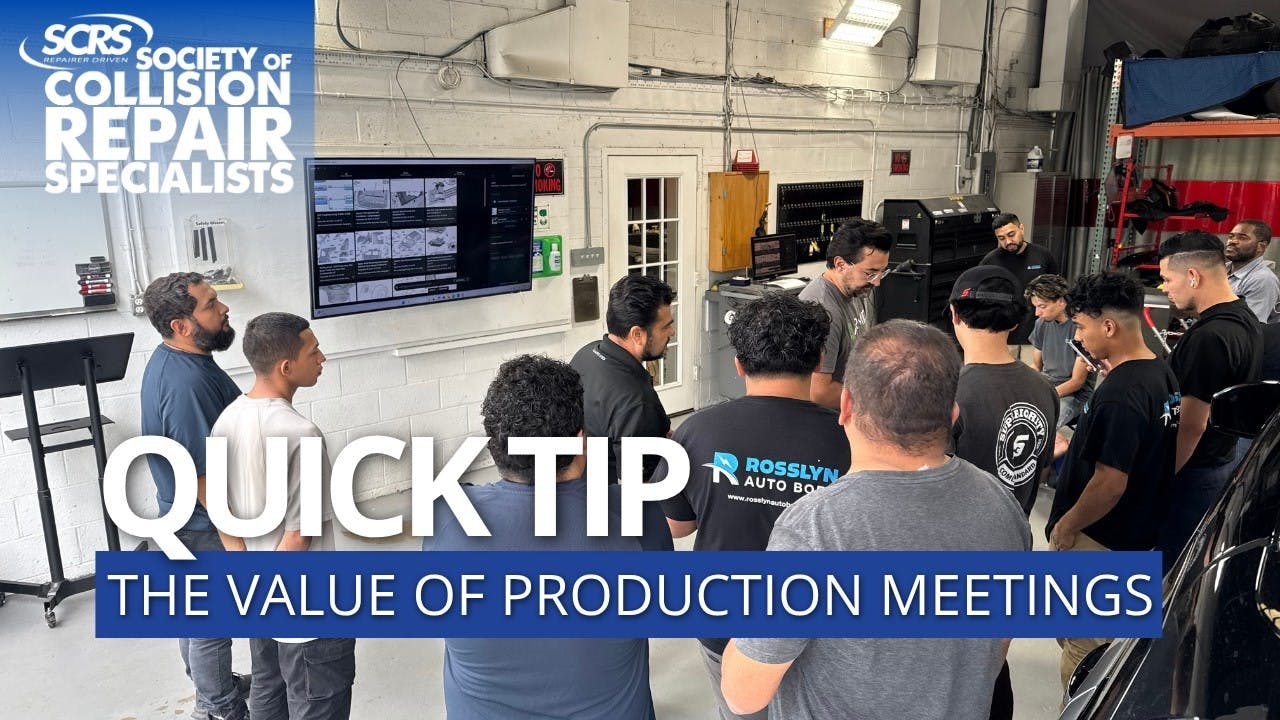 SCRS Quick Tip: The Value of Production Meetings