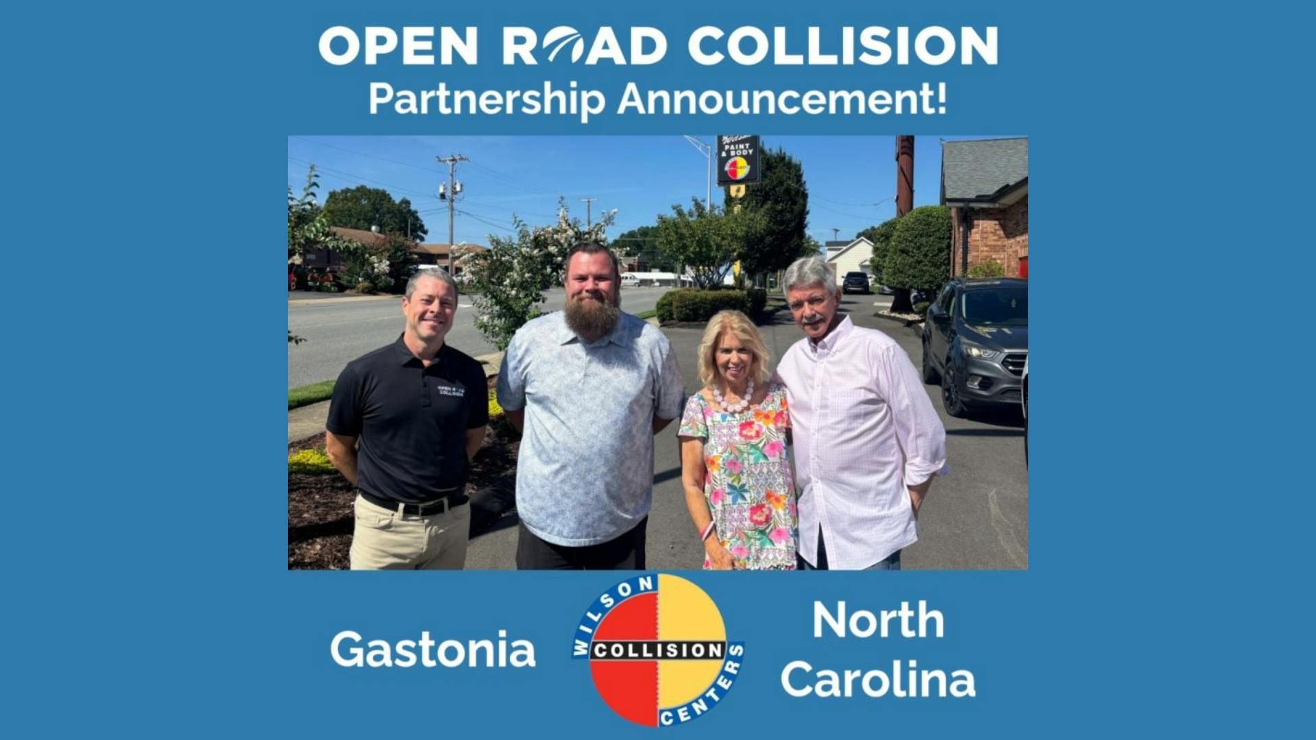 Open Road Collision partnership