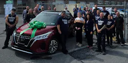 Caitlyn Kelley receives a Recycled Ride at Faulkner Collision Center.