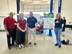 Lorena Alvarez of South Dakota received a 2017 Honda CR-V at Open Road Collision in Albuquerque, New Mexico