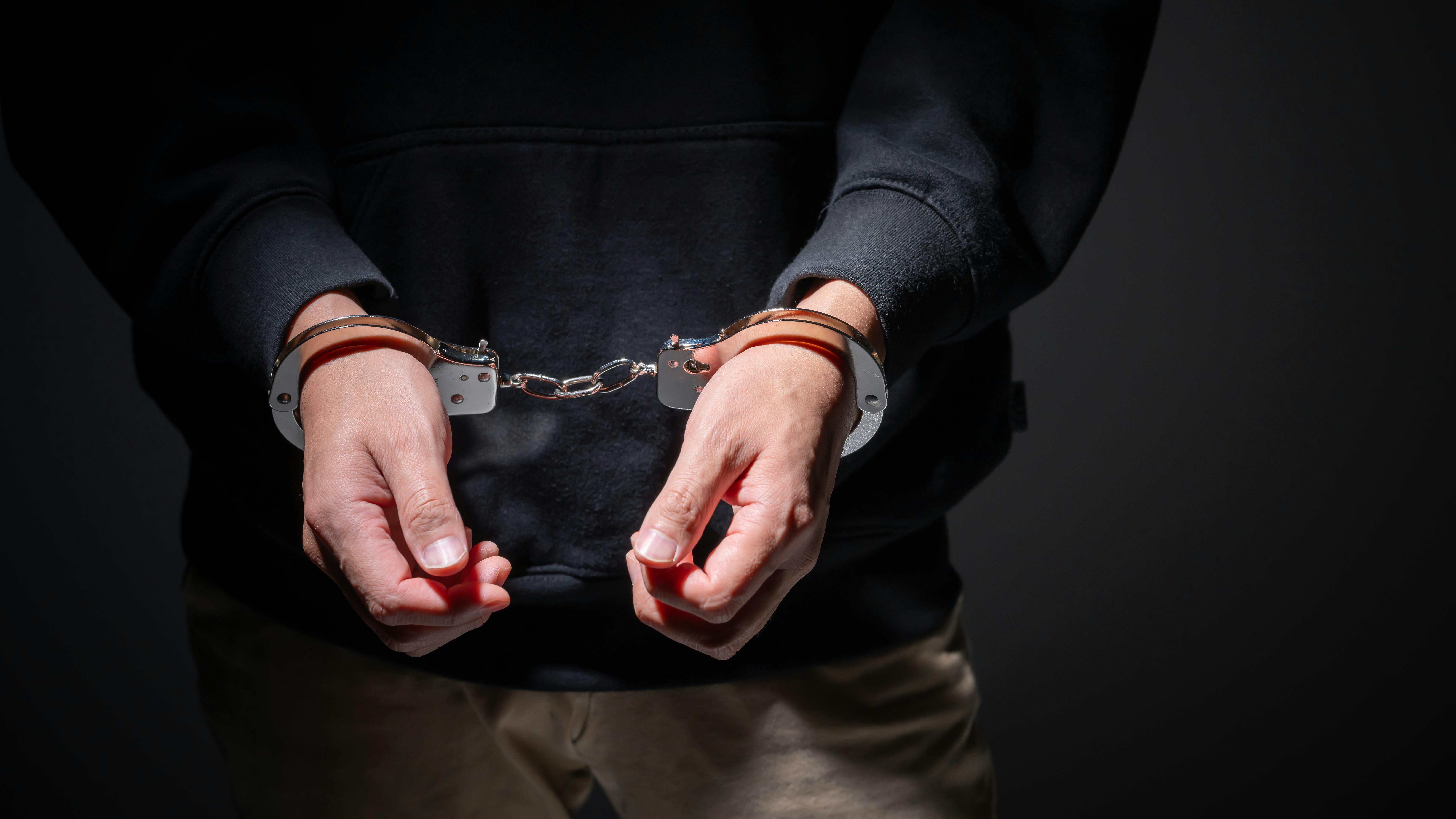 Man in handcuffs