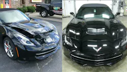 BEFORE & AFTER: Bump & Grind technicians perform collision repairs for all types of vehicles.